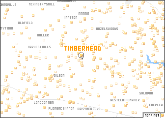 map of Timbermead