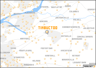 map of Timbuctoo