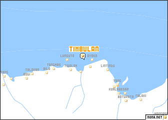 map of Timbulan