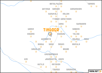 map of Timdoga