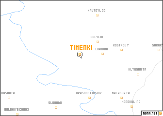 map of Timenki