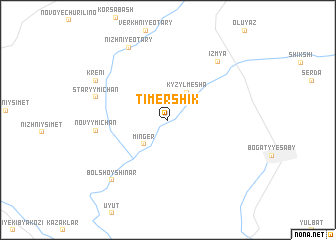 map of Timershik