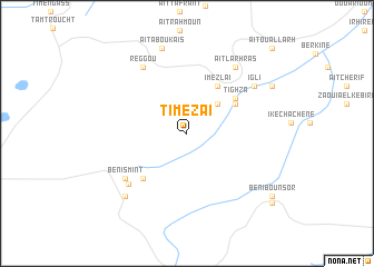 map of Timezaï