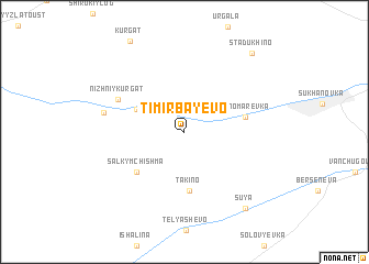 map of Timirbayevo