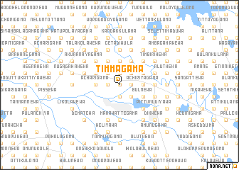 map of Timmagama
