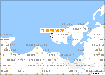 map of Timmendorf