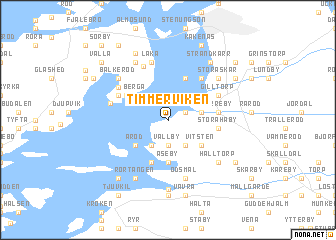 map of Timmerviken