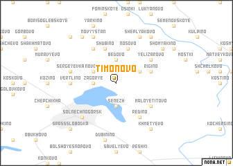 map of Timonovo