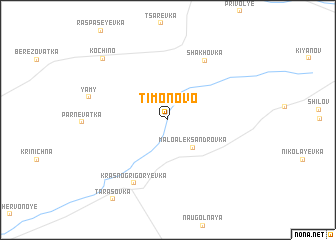 map of Timonovo