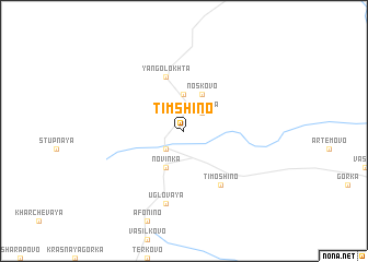 map of Timshino