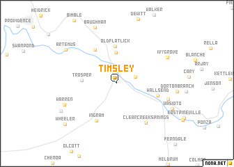 map of Timsley