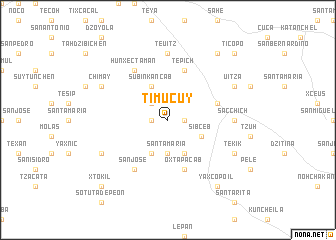 map of Timucuy