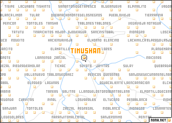 map of Timushán