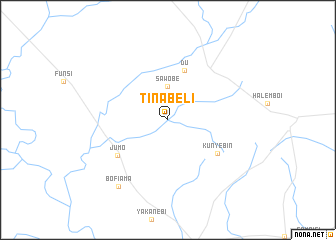 map of Tinabeli