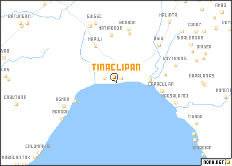 map of Tinaclipan
