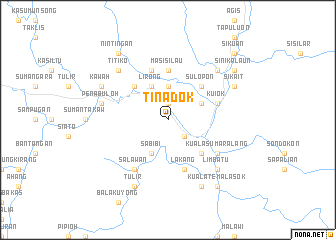 map of Tinadok