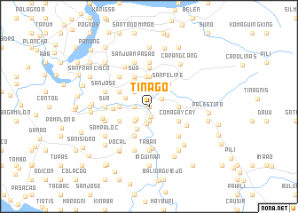 map of Tinago