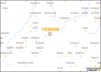 map of Tinaïmine