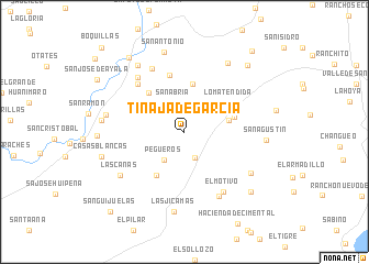 map of Tinaja de García