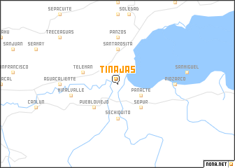 map of Tinajas