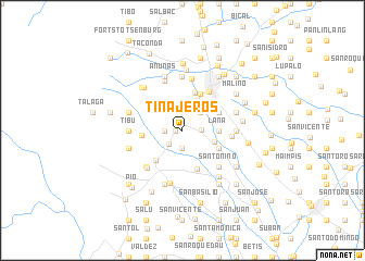 map of Tinajeros