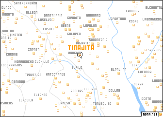 map of Tinajita