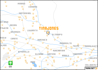 map of Tinajones