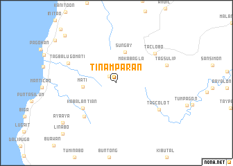 map of Tinamparan