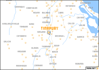 map of Tinapuay