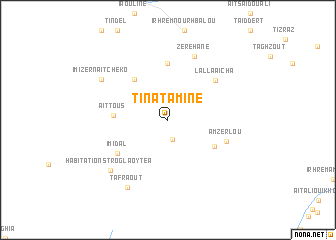 map of Tinatamine