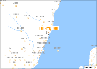map of Tinayunan