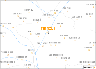 map of Tınazlı