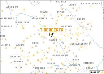 map of Tinca Ccata