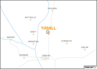 map of Tindall