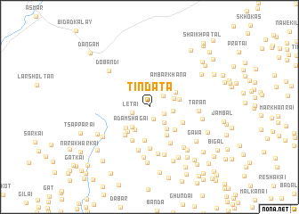 map of Tindata