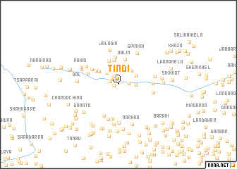 map of Tindi