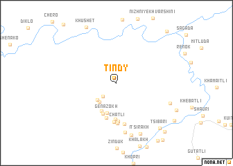 map of (( Tindy ))