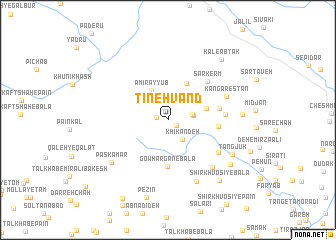 map of Tīneh Vand