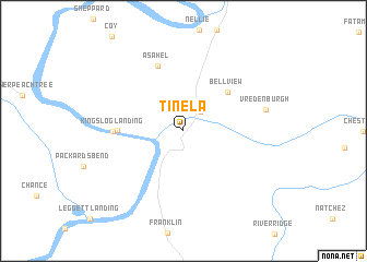 map of Tinela