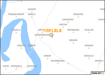 map of Tinflala