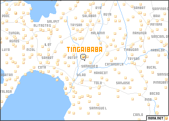 map of Tinga Ibaba