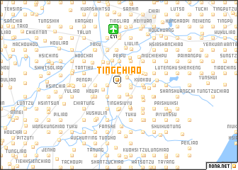 map of Ting-chiao