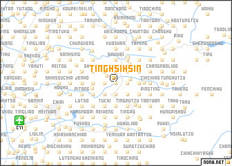 map of Ting-hsi-hsin