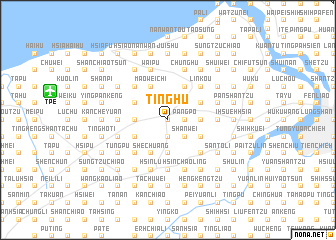 map of Ting-hu