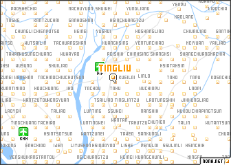 map of Ting-liu