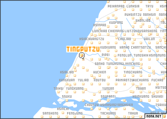 map of Ting-pu-tzu