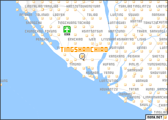 map of Ting-shan-chiao