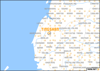 map of Ting-shan