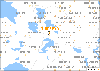 map of Tingsryd