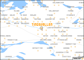 map of Tingsvallen